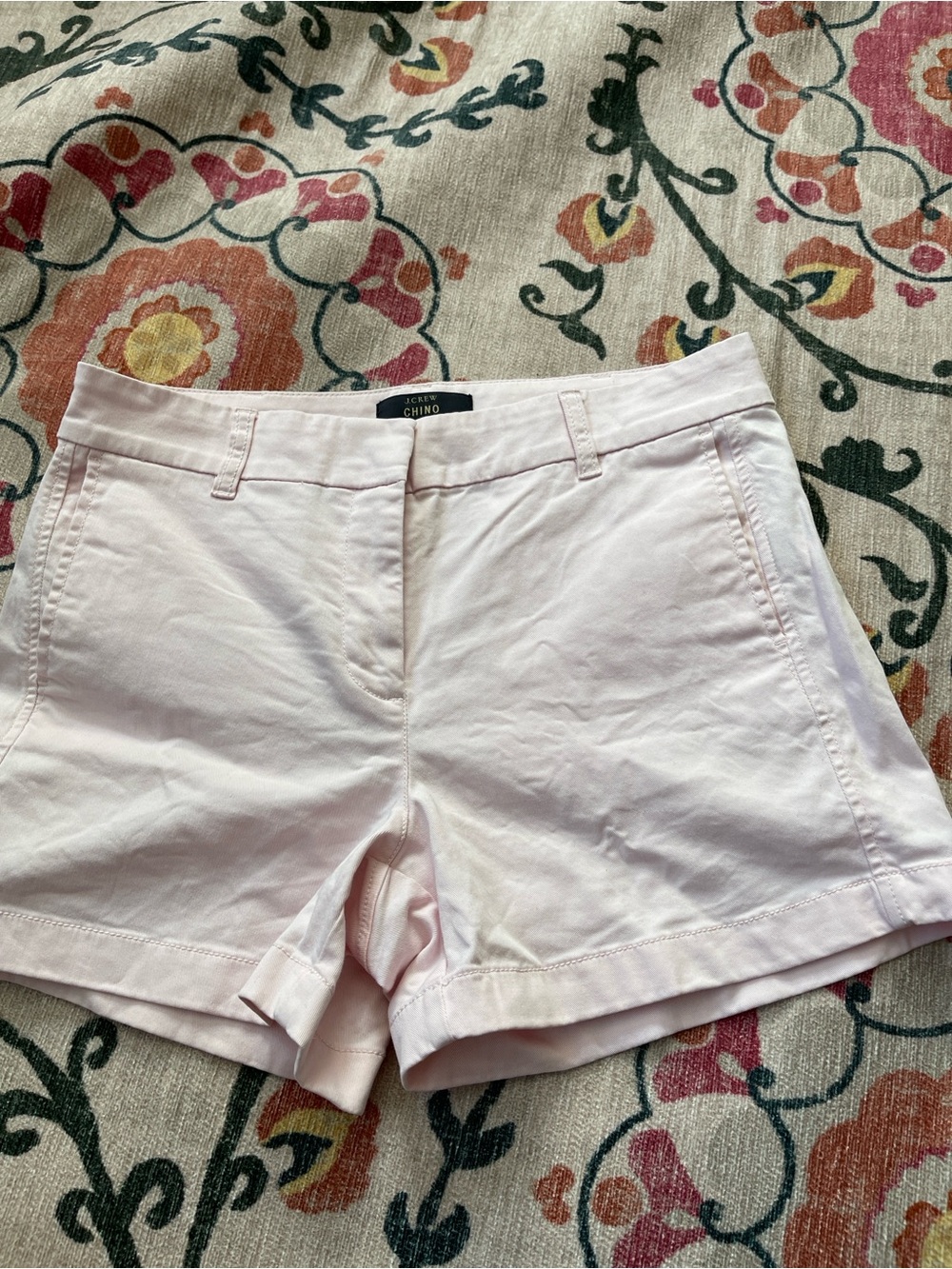 J. Crew Light Pink Chino Bermuda Shorts